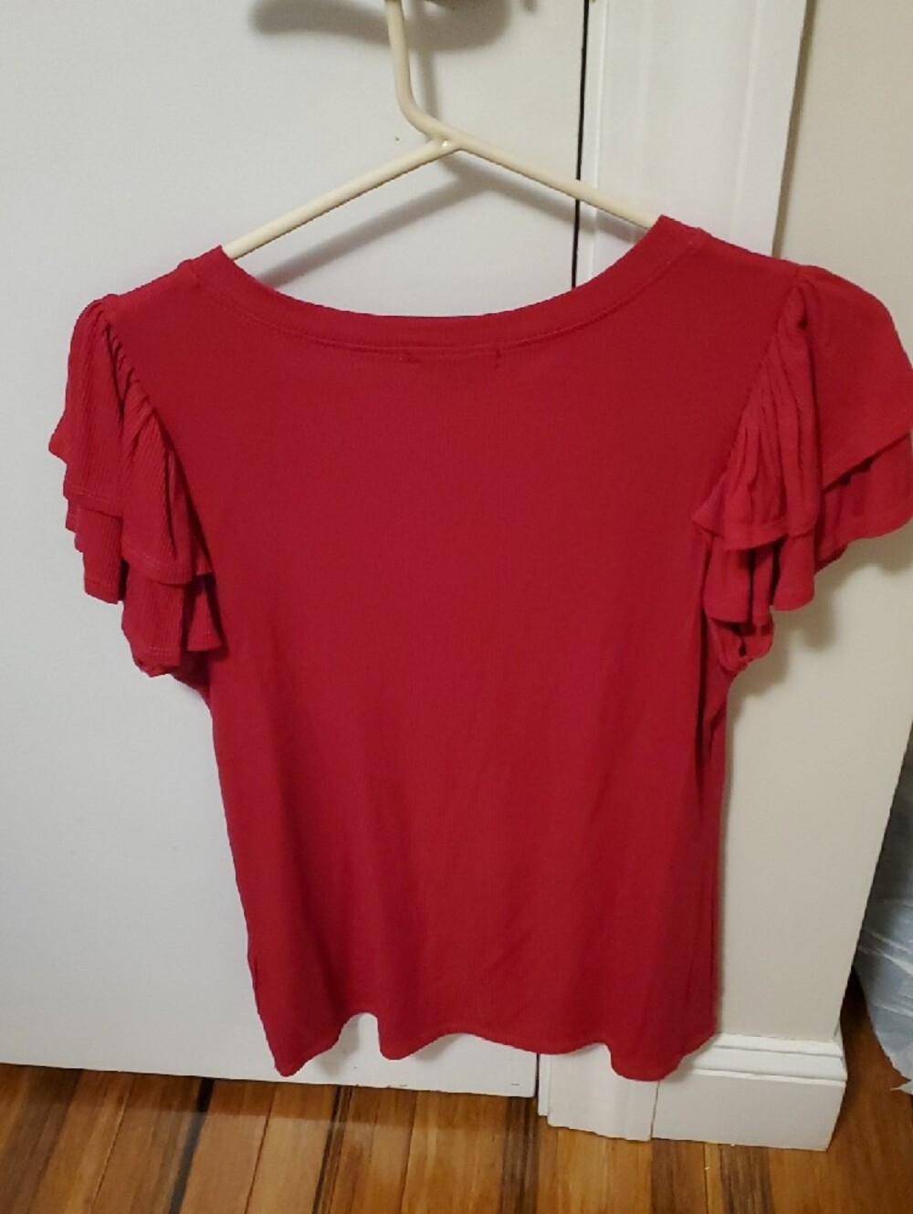1. State Ruffle Sleeve Top - Picture 4 of 4